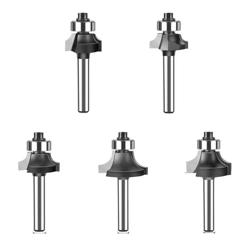 

Round Over Router Bit 1/4Inch or 6mm Shank Practical Hard Alloy Tipped Woodworking Tool for Smooth Brims Forming .Y5GA