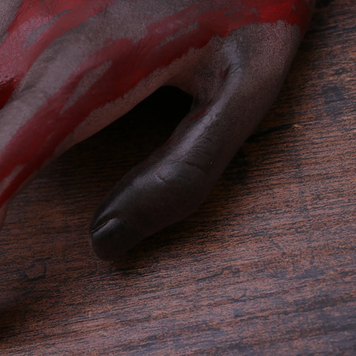 

Creepy Hand Fake Scary Severed Halloween Hands Full Blood Decorations Black Prop Bloody