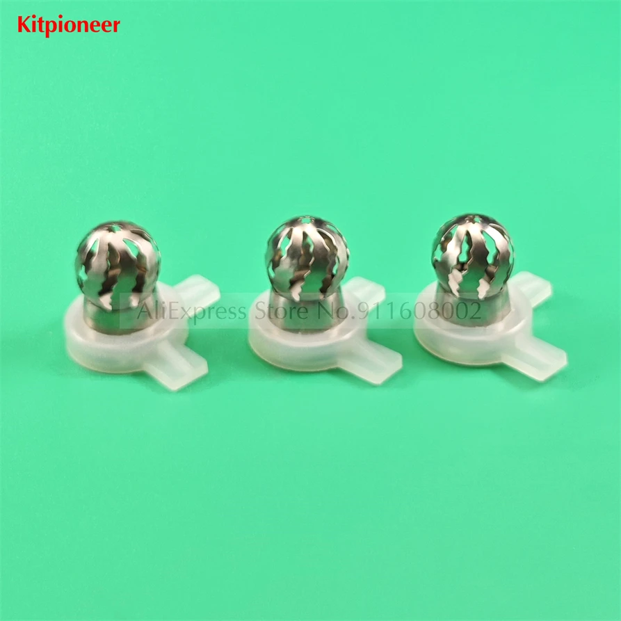 3 Styling Caps Components Wavy Flower Mould Nozzle Caps Fittings Ice Cream Makers Accessories For MK Soft Serve Machines 29mm