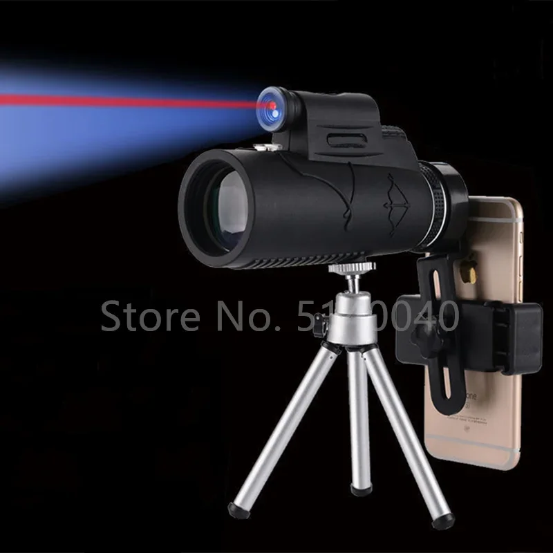 Powerful Zoom HD Bak4 50x60 Portable Powerful Binoculars Long Range Professional Telescope Monocular for Hunting