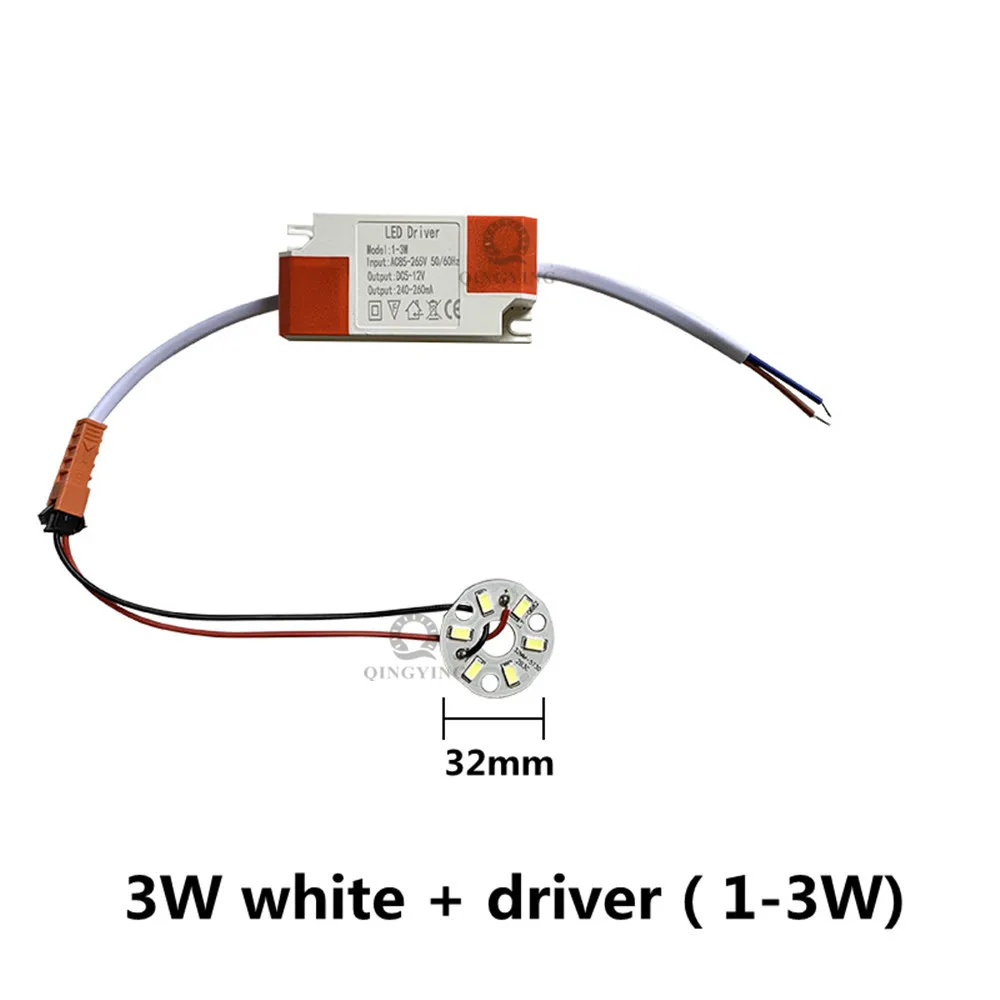 High Brightness LED 5730SMD Lamp Bead Light Board Bulb Round Transformation Light Source 3-36W 32-145MM And 3-36W LED Driver.