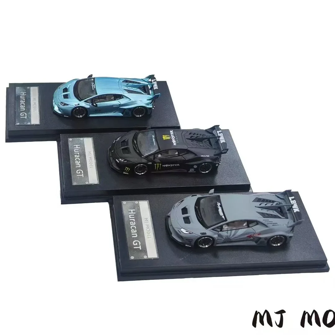 MJ MODELO 1/64 Lamborghini Maverick Hurricane, modelo de coche de aleación a pequeña escala, adorno de colección