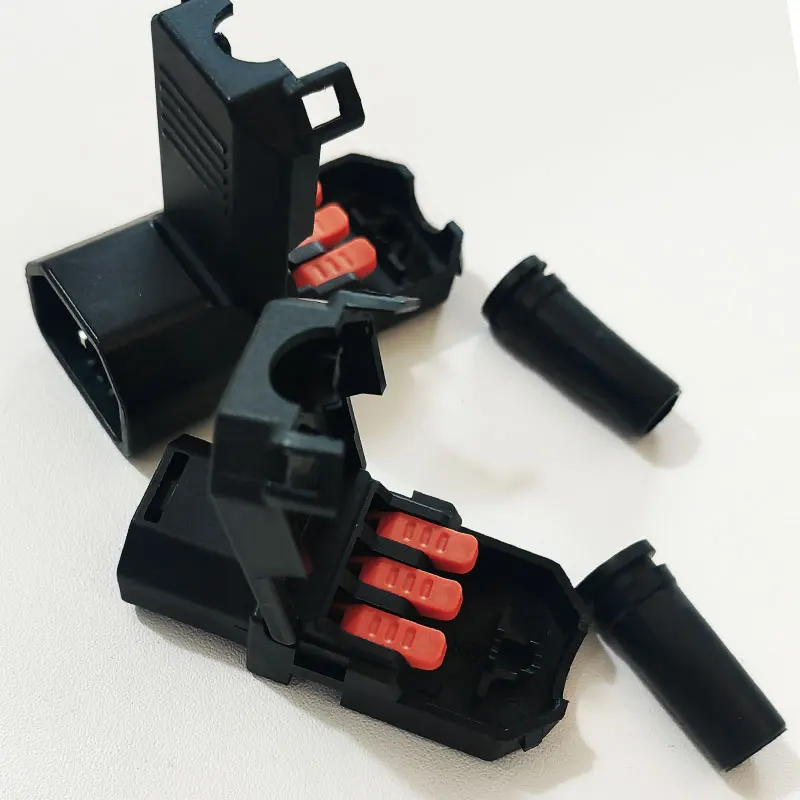 

1pcs 10A plug rice cooker screw free quick wiring AC power socket electric rice cooker wiring PDU