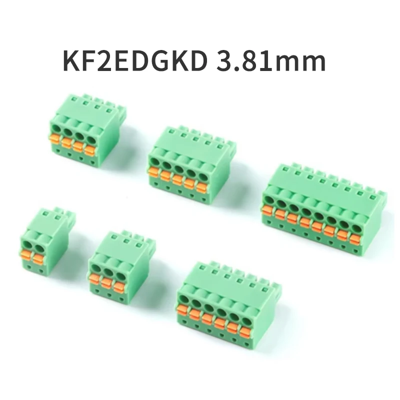 (10 Pieces) KF2EDGKD 3.81 - 2P 3P 4P ~ 20P Pluggable Connector Terminal 2EDGKD 15EDGKD 3.81mm Pitch