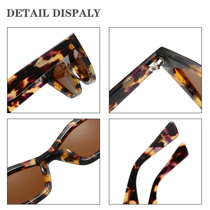 Lunettes de soleil rétro polygonales œil de chat pour hommes et femmes, verres polarisés TAC, mode, haute qualité, conduite, UV400, 2024