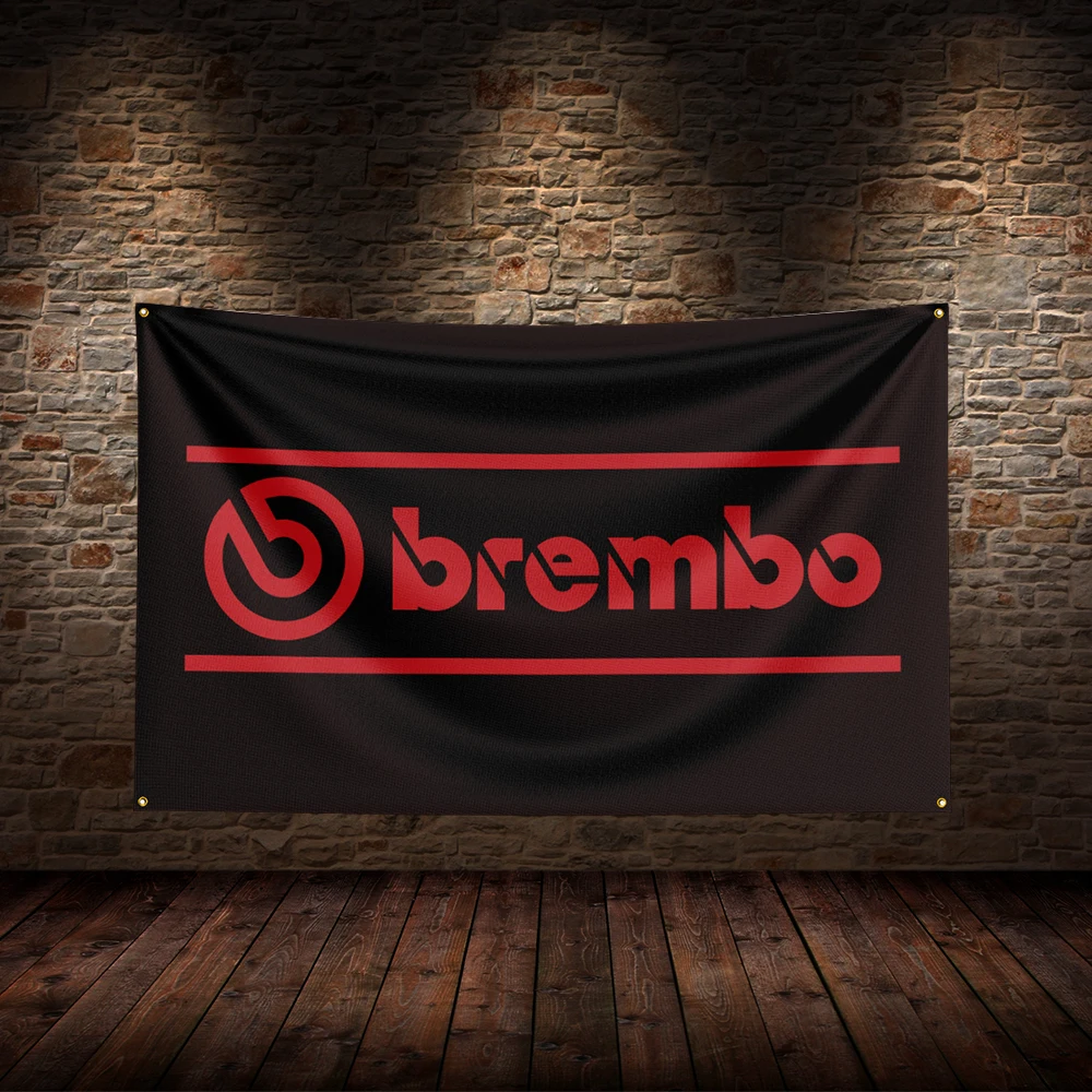 3x5 Ft B-Brembos  Flag Polyester Printed Car Flags for Room Garage Decor