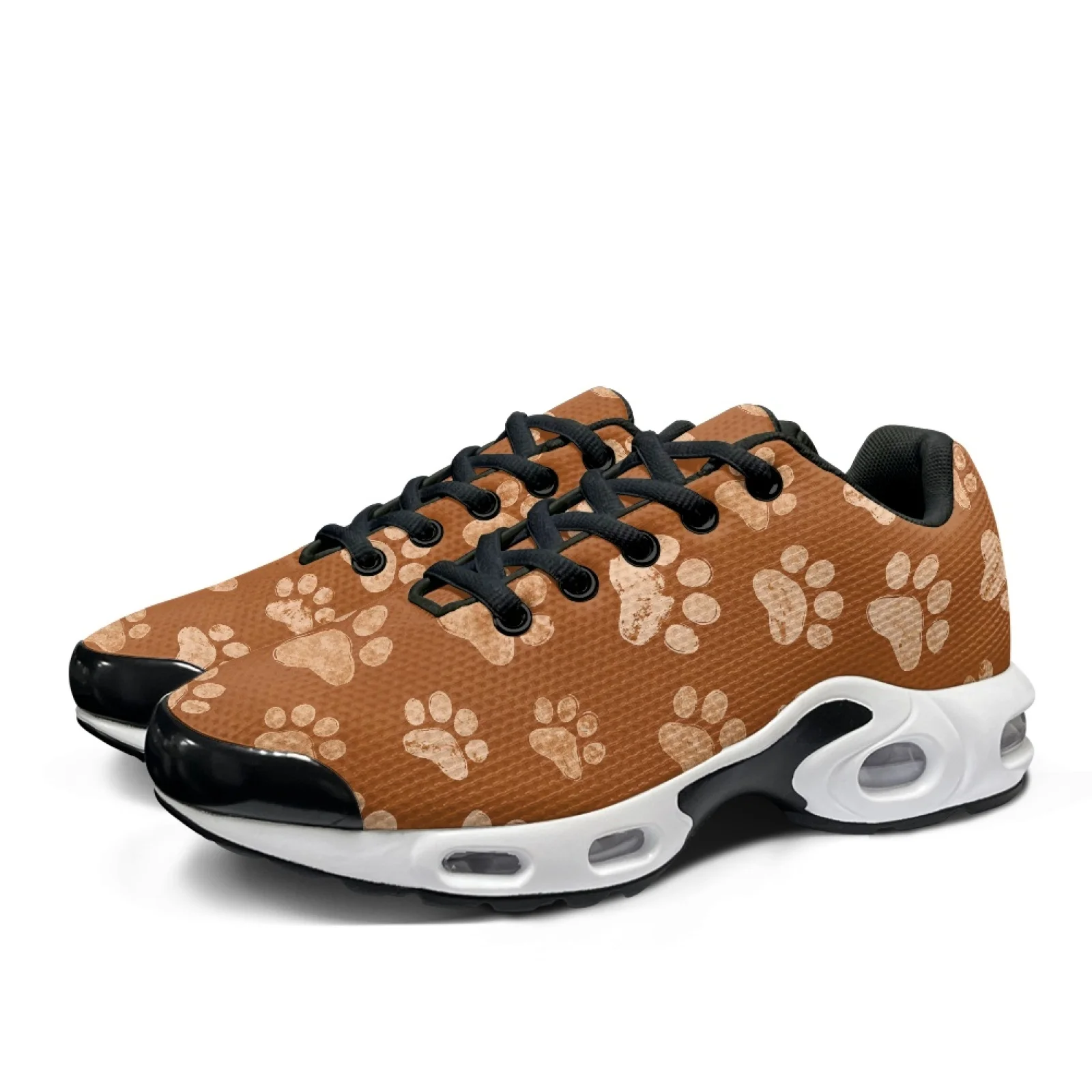 PENSTROLL Paw Prints Tennis Shoes Walking Shoes for Mens, Air Cushion Easy Mens Running Shoes