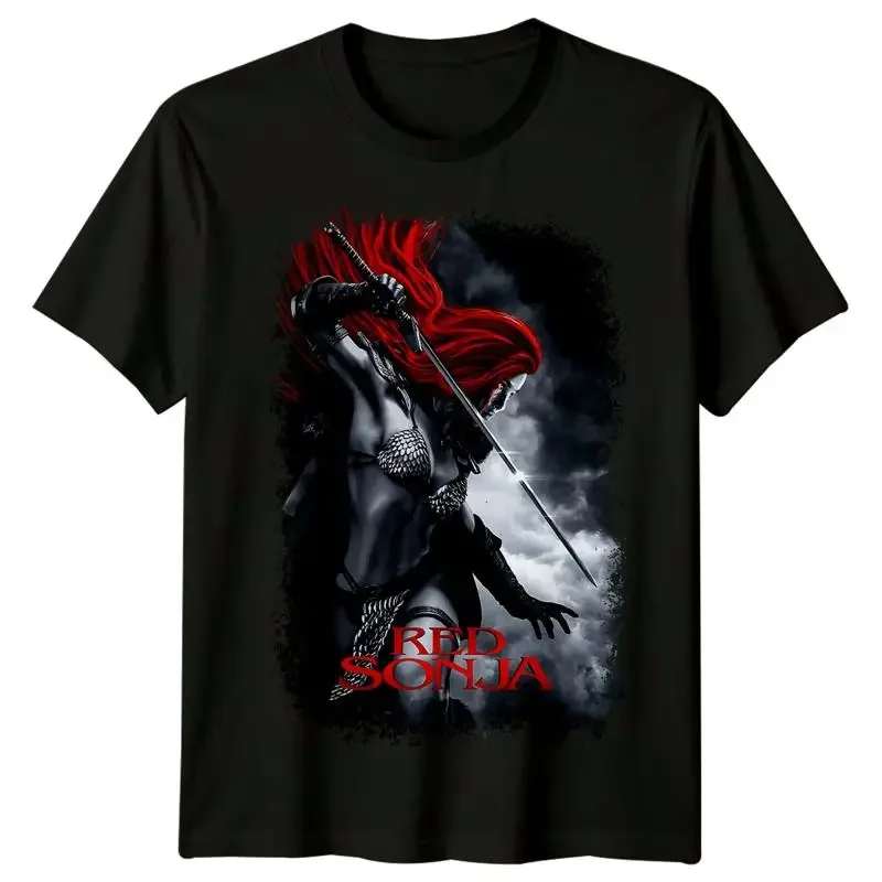 Red Sonja (1985) Movie Poster Inspired T-Shirt Retro 80s Tee Unisex