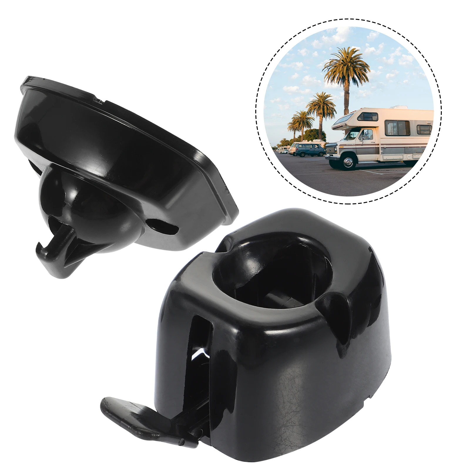 

Car Rear Refrigerated Truck Nylon Fixed Hook Camper Latch Entry Catch Trailer Door Holder Freezer Truck Latch Galvanized Metal