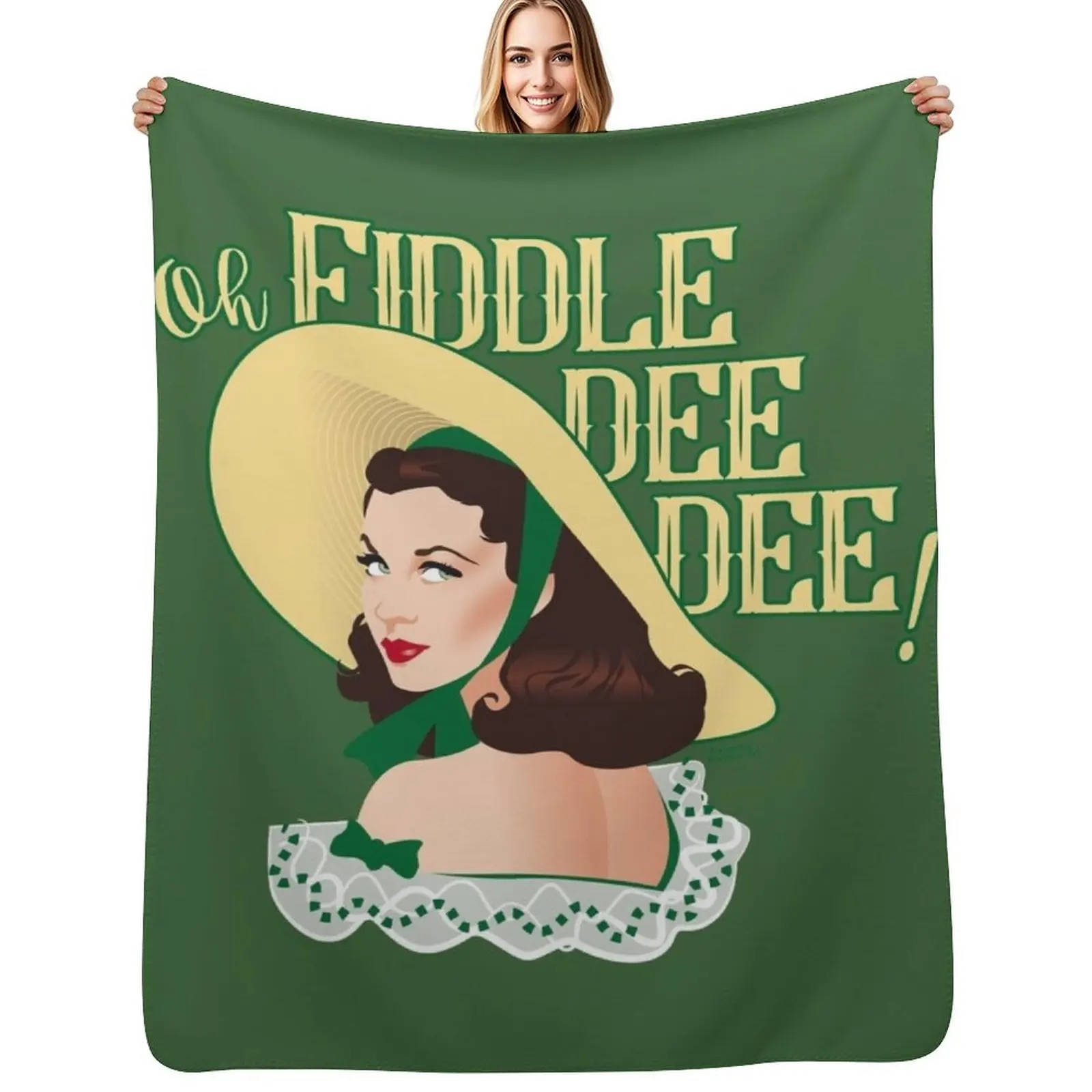 Fiddle-dee-dee! Throw Blanket Breathable Lightweight Blanket for Adults Kids