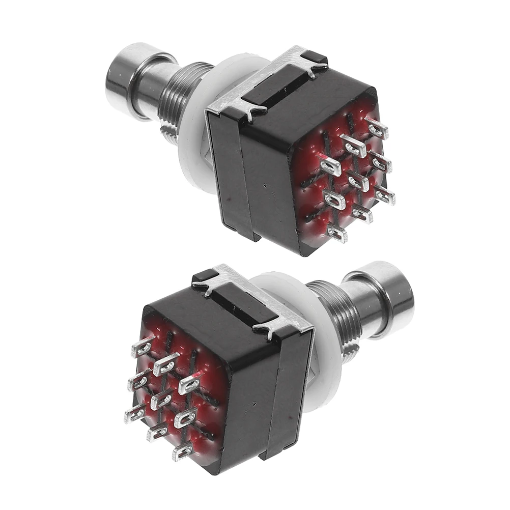 2 قطعة تأثيرات الغيتار دواسة الجلاد عملية موثوقة خيارات الصوت تنوعا البناء المعدني الغيتار دواسة المقابض