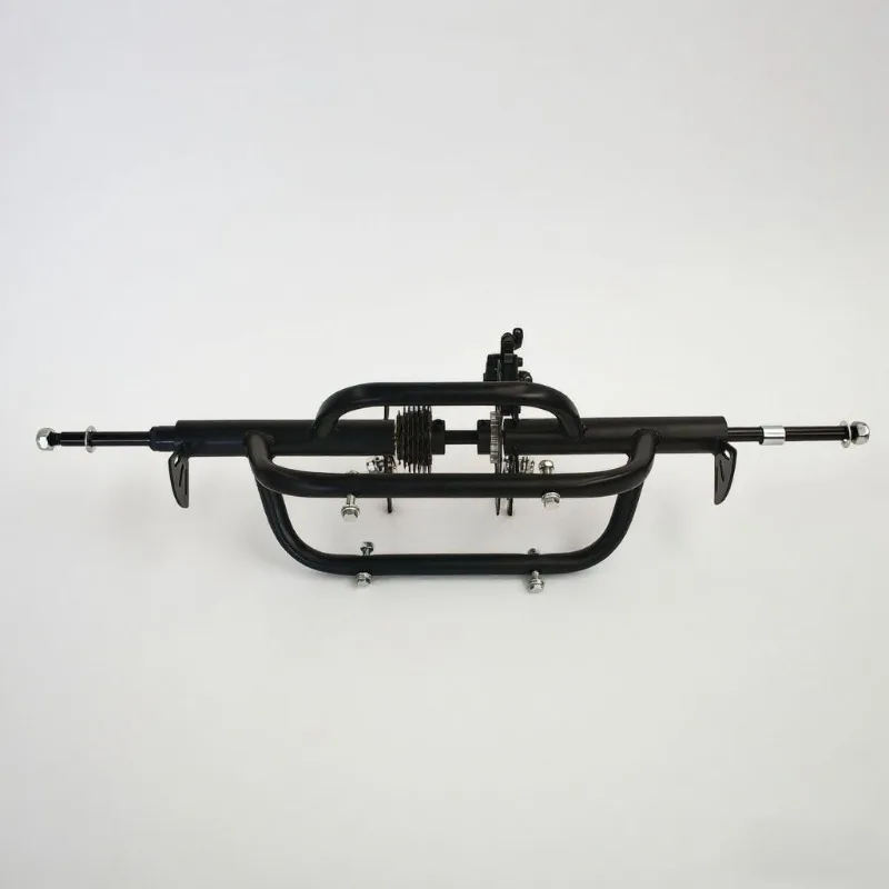 Senior Pedal Tricycle Rear Axle With Rear Storage Basket Replacement Spare Parts Stable Load Bearing Accessory