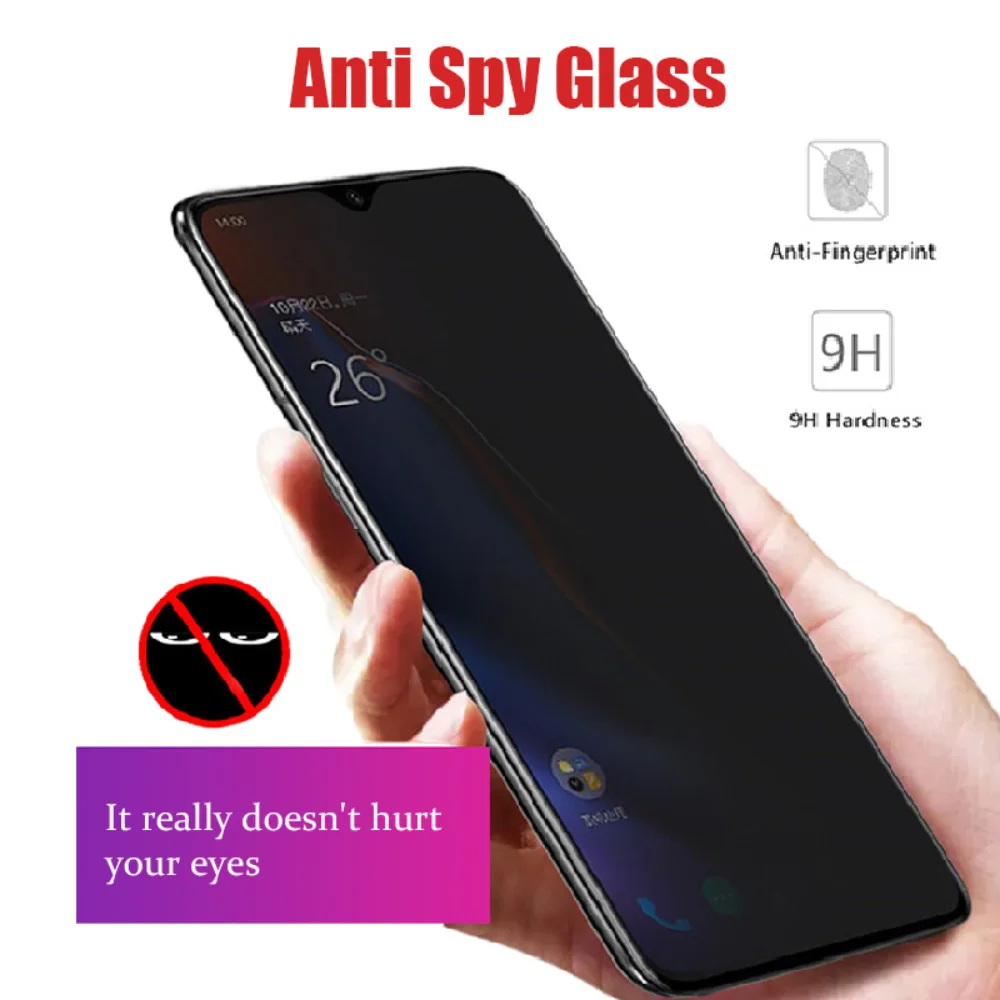 Anti Spy Glass For Samsung M31 M51 M31S Prime Privacy Galaxy M40 M30S M30 M21 M21S M20 M11 M10 M01 Core M01S Screen Protectors