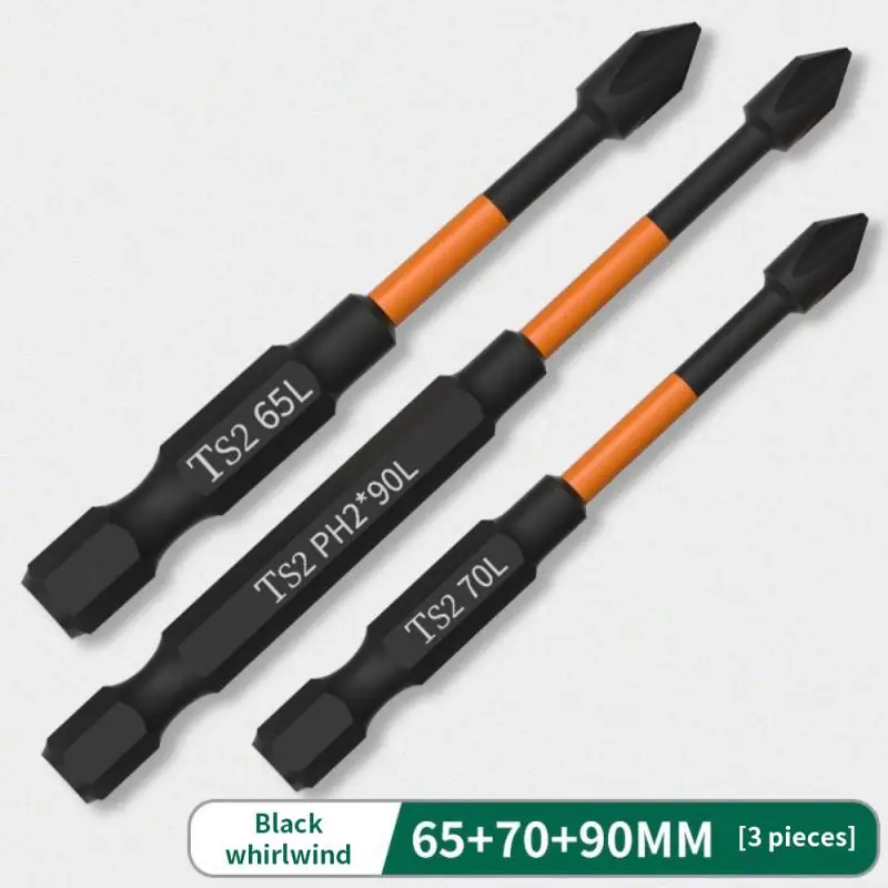 PH2 Magnetic Cross Bit Set Special Slotted Cross Phillips Impact Batch Head Hardness Screwdriver Bit Screw Driver Hand Tool