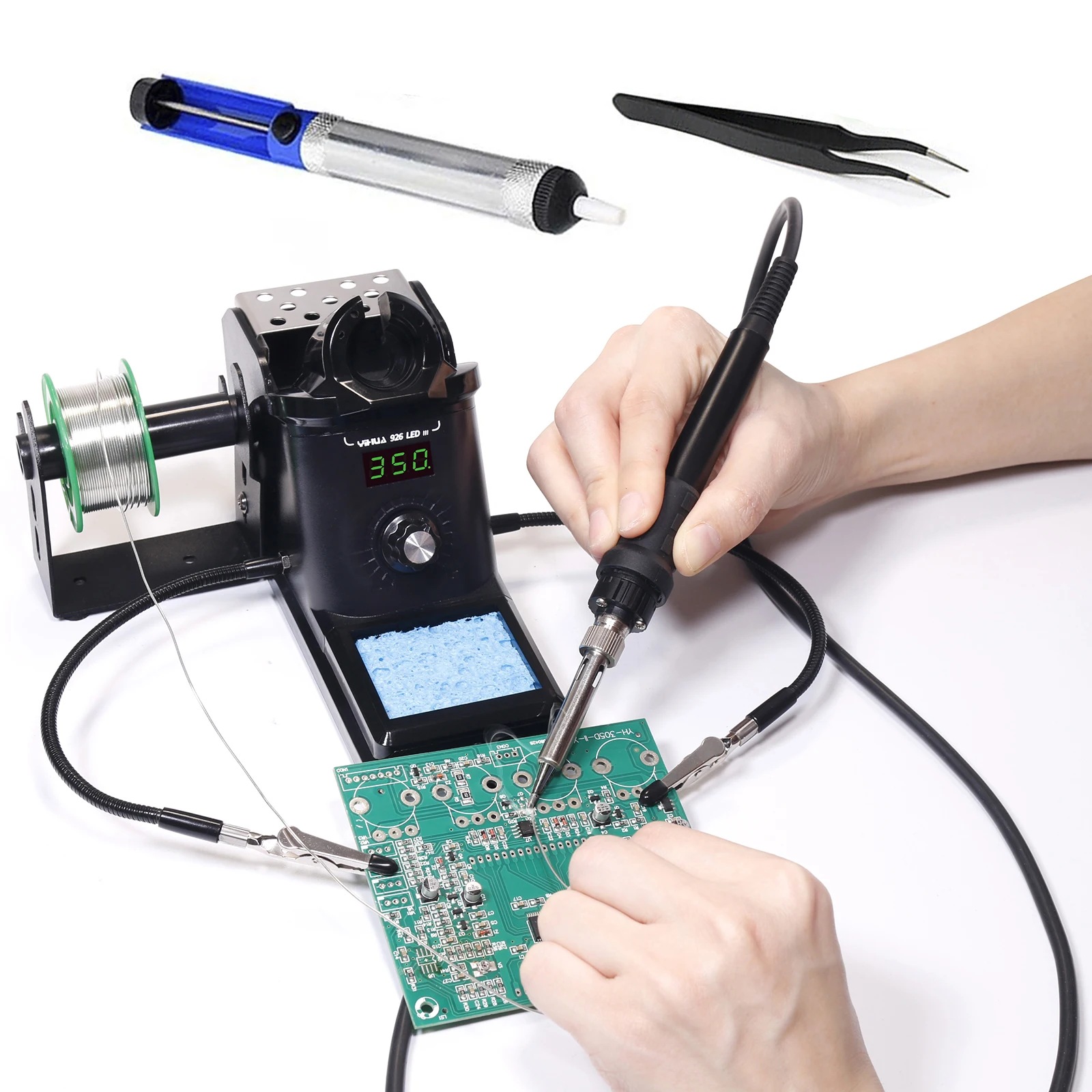 

60W 110V 926LED-III Digital Soldering Station Iron Kit LED Display Variable Temperature PID