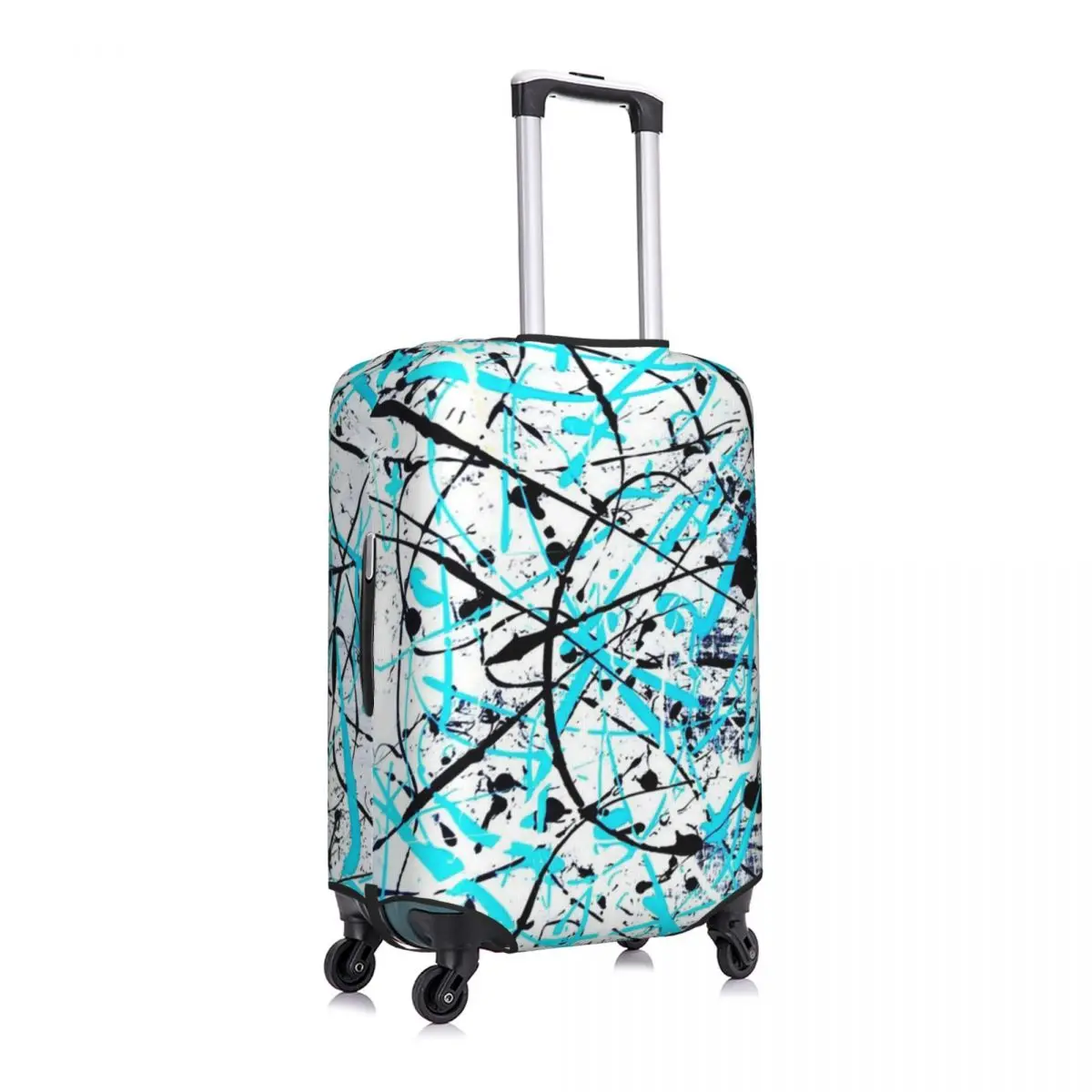 Custom Fashion Camouflage Travel Luggage Cover Elastic Street Pop Art Graffiti Suitcase Cover Protector Fit 18-32 Inch