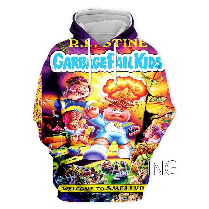 

Garbage Pail Kids Hoodies 3D Print Men Women Streetwear Casual Oversized Y2k Harajuku Hooded Sweatshirts Tops Kids Hoodie