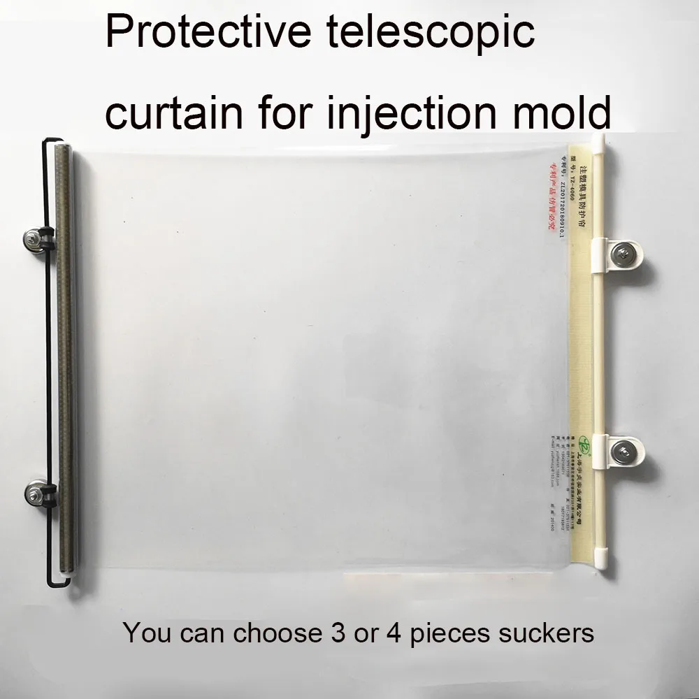 

Injection Molding Machine Protective Curtain Cover Spring Plastic Product Anti Falling Automatic Telescopic with Magnetic
