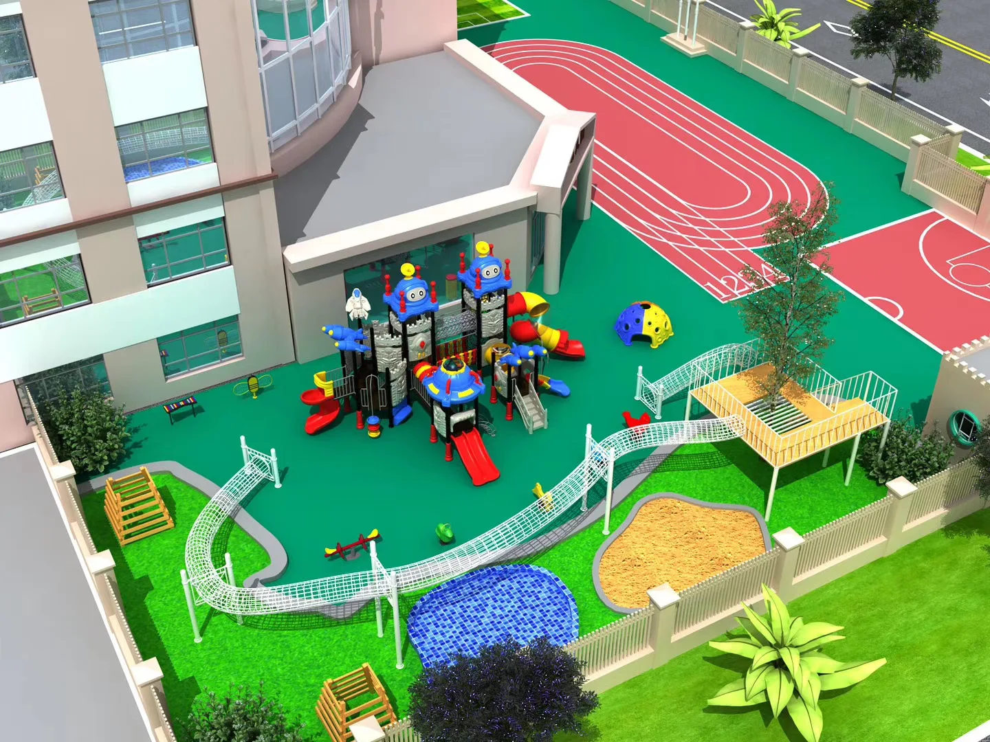 For High Quality Outdoor Playground Items Outdoor Playground Equipment for Kids