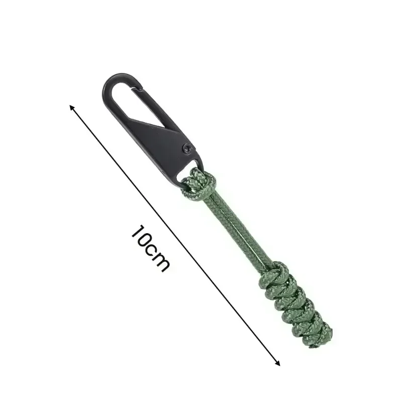 30/1 Buah Penarik Ritsleting Portabel Warna-warni Dapat Dilepas Ritsleting Slider Tas Kabel Koper Ransel Penarik Perpanjangan Tas Luar Ruangan Kepala Ritsleting