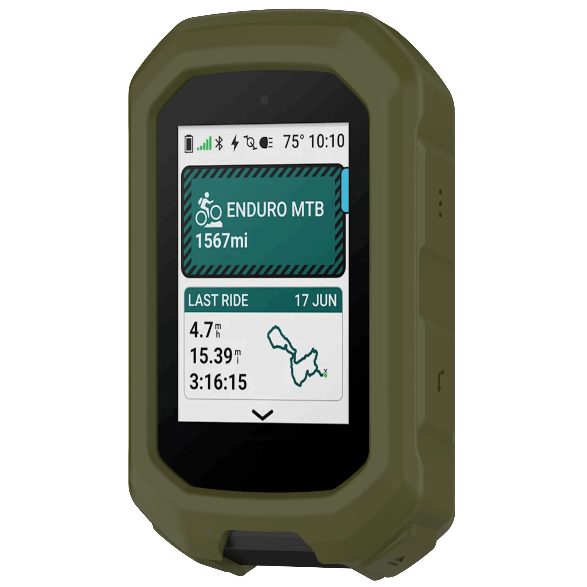 Penutup Bumper Cangkang Tepi Lembut Silikon untuk Garmin Edge MTB Aksesori Kulit Pelindung Tahan Debu dan Tahan Gores