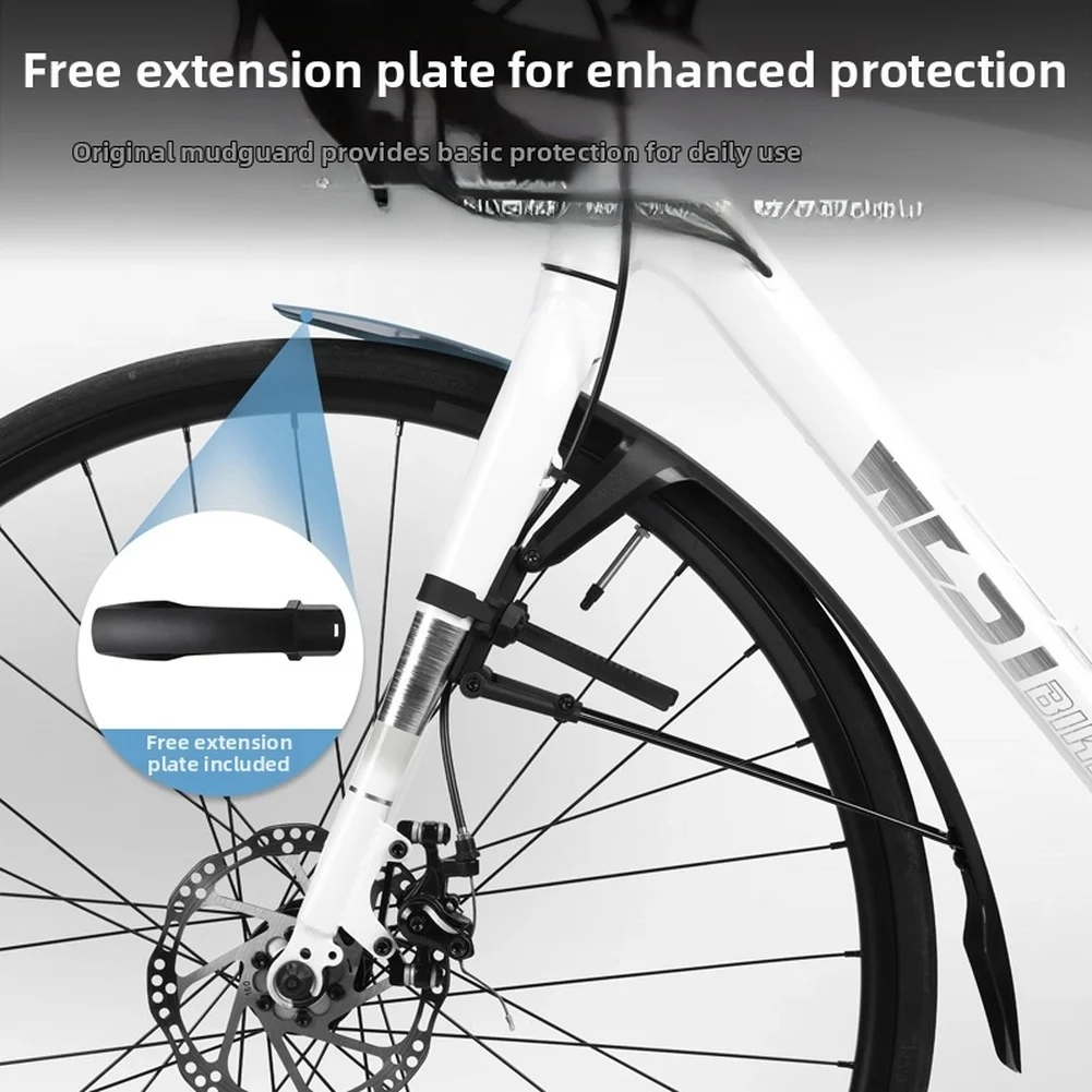 

Высокопрочный велосипедный брызговик с полным покрытием, двойными креплениями, конструкция из PP и PA