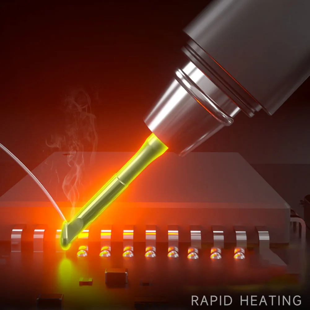 For Mini210 Aligned Digital Soldering Iron with 40W Output Compact 17.3x1.8x1.5cm Size and High Accuracy PID Control