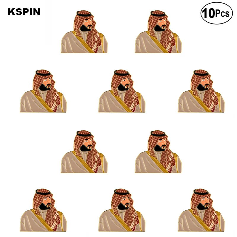 10 قطعة مجموعة المملكة العربية السعودية التلبيب دبوس العلم شارة بروش دبابيس شارات