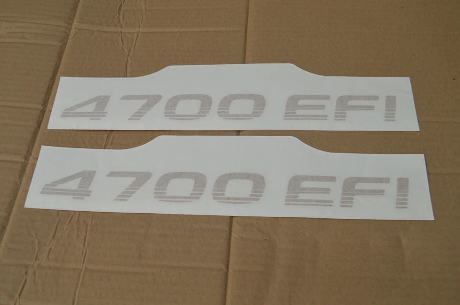 

Car Body Decal Sticker Emblem Frame Trim For Toyota Land Cruiser FJ80 FJ100 LC80 LC100 4500EFI 4700EFI Accessories 2color