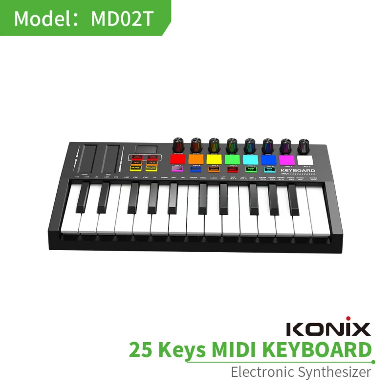 Kehuixing 25-MIDI keyboard professional audio midi skirt controller intelligent portable composer keyboard