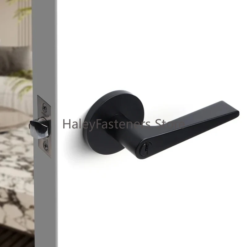 

Дверной замок для помещений, трехточечный замок для ванной комнаты, замок с ручкой-шариком и красно-зеленым индикатором, дверная ручка с одним язычком для спальни