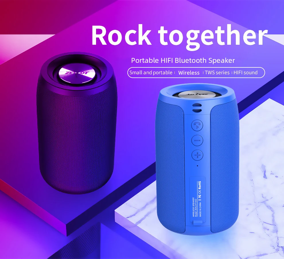 ZEALOT S32บลูทูธลำโพงเบสไร้สายแบบพกพา HIFI สเตอริโอเสียงกันน้ำกล่องสเตอริโอกลางแจ้งลำโพง Music Centre