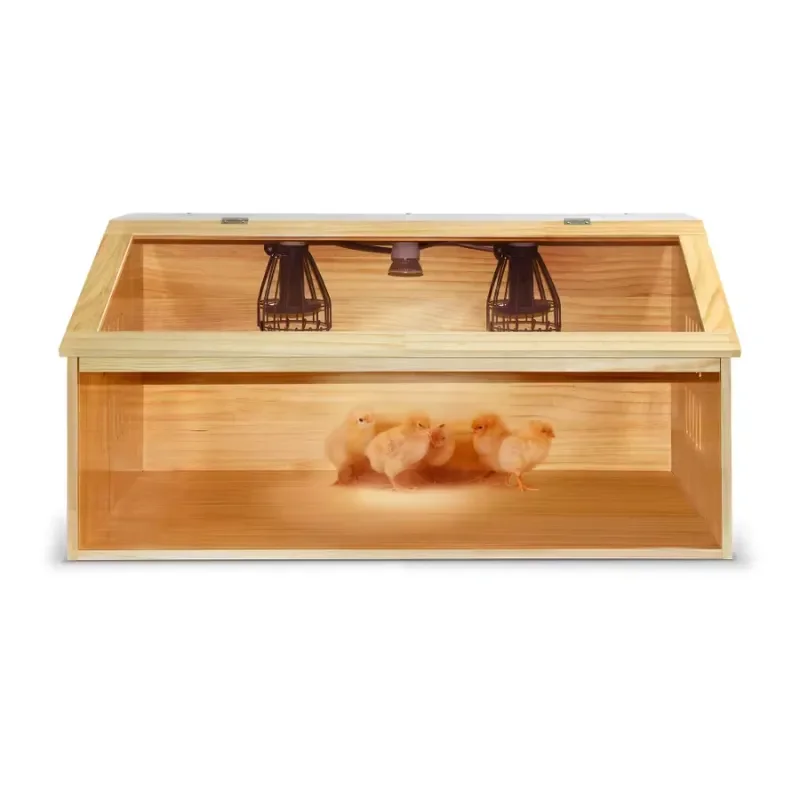 Hot-selling Solid Wood Temperature-controlled Waterproof Windproof Houses Brooder Box for Small Animals