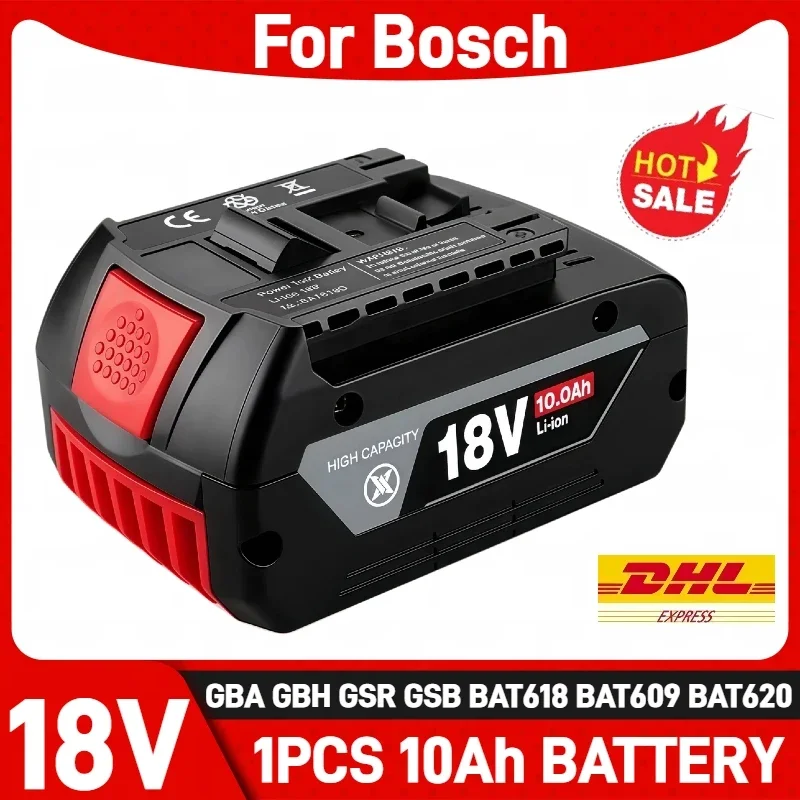 

For Bosch 18V Battery 12.0Ah Lithium-ion Battery, for Bosch BAT609 BAT609G BAT618 BAT618G BAT614 Electric Drill, with Charger