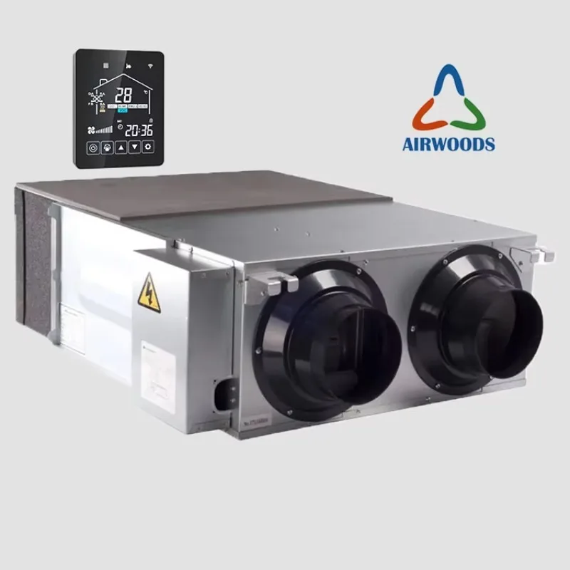 Ceiling Type Air Recuperator Air Exchanger Heat Recovery Ventilation System