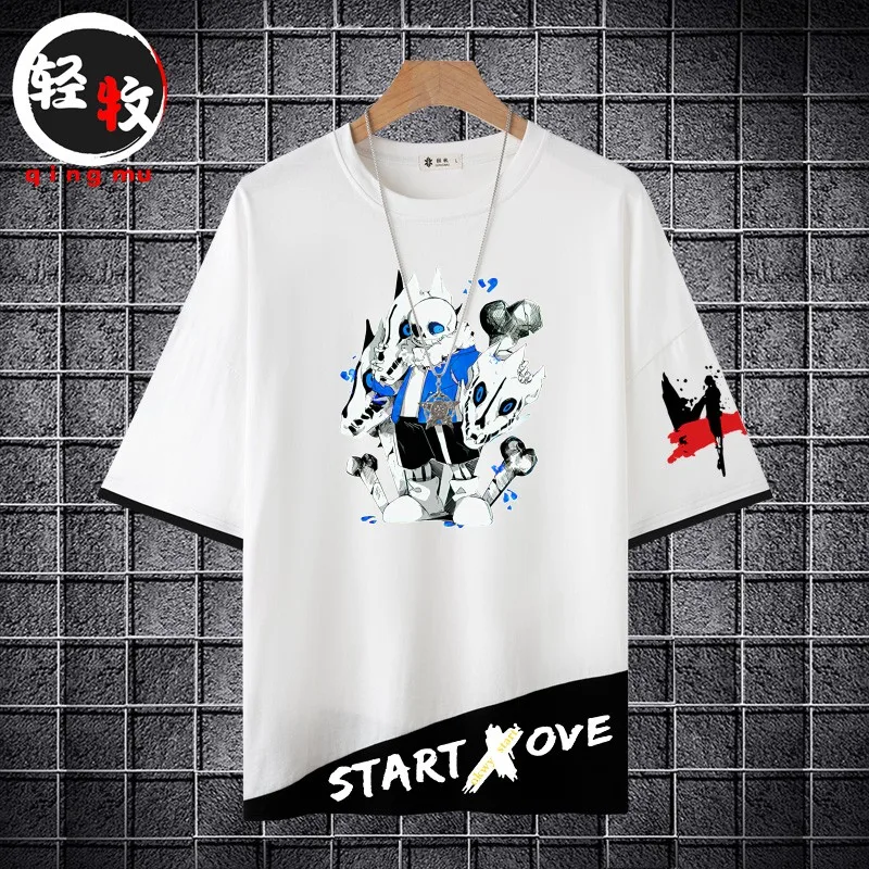 

Collaboration Edition ort Sve T-irt Cotton Pure Summer Five-Quarter Women's Faionable Casual Loose Fit Printed Top