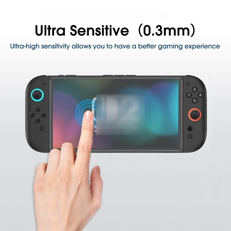 9H Tempered Film for NS Switch 2 High-definition Tempered Film To Prevent Scratches and Splashes for Switch 2 Accessories