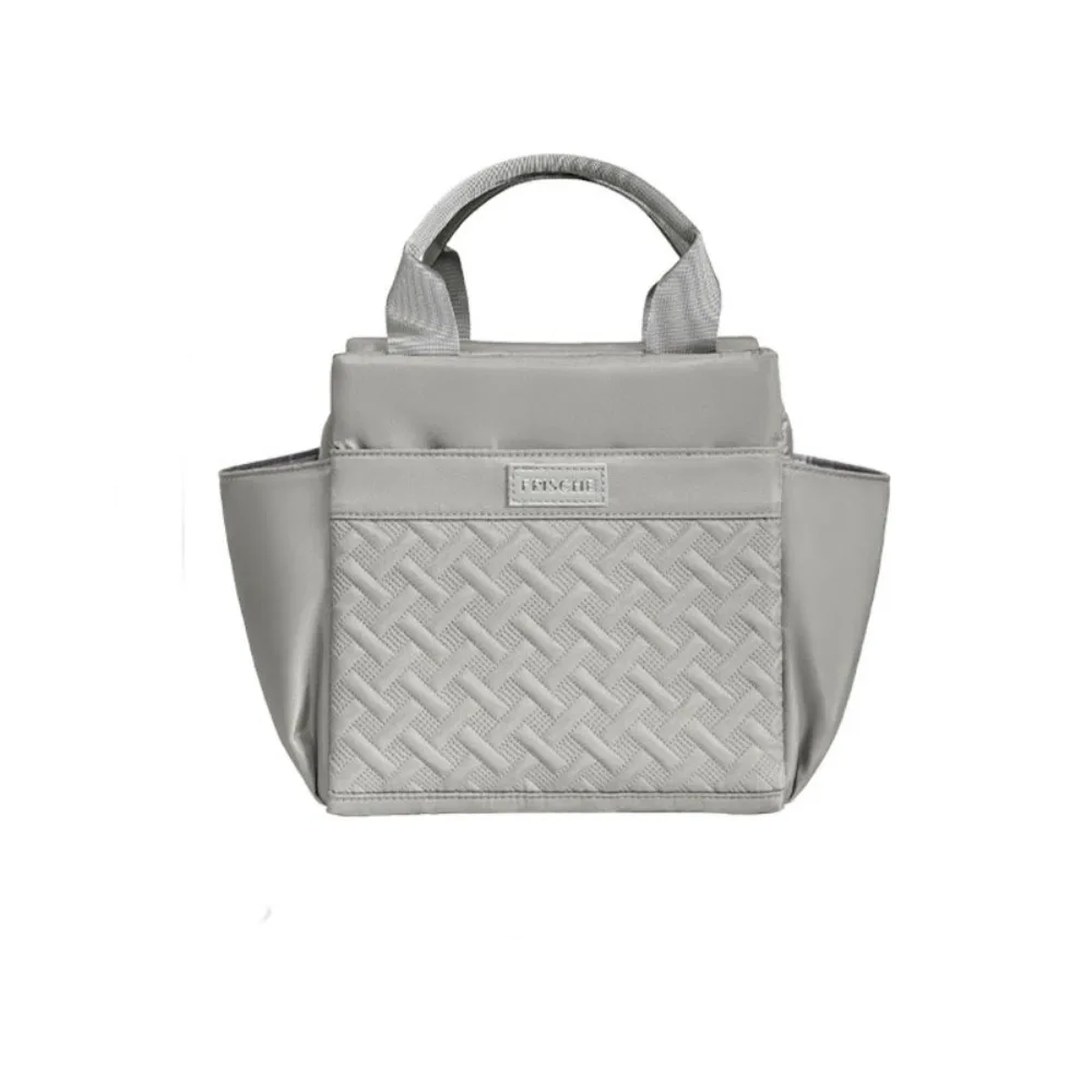 

Fashion Large Capacity Insulated Lunch Bag Thermal Reusable Picnic Bag Waterproof Hand-held Food Cooler Bag Foods Storage