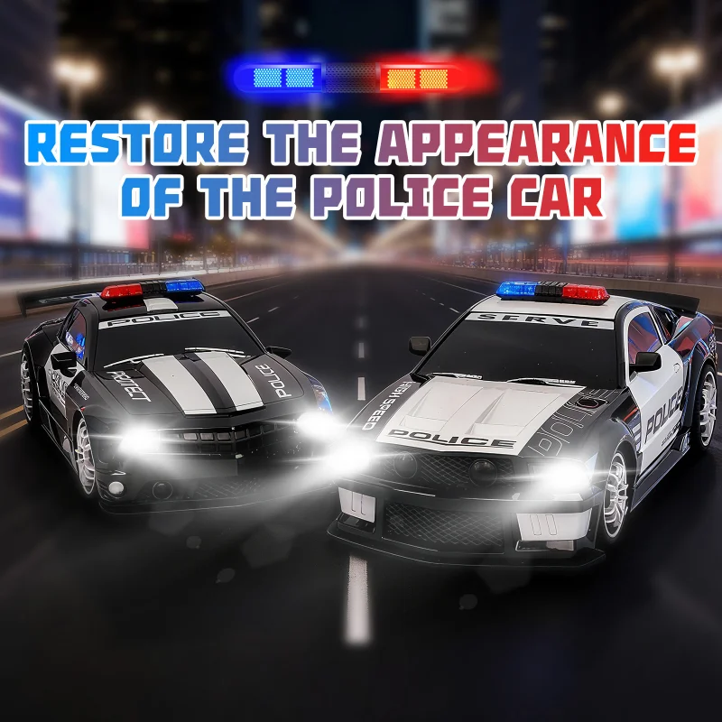 

1/12 большой 2,4 ГГц супер быстрый полицейский радиоуправляемый автомобиль с дистанционным управлением, игрушки с подсветкой, прочный дрейф-автомобиль, игрушки для мальчиков, детей