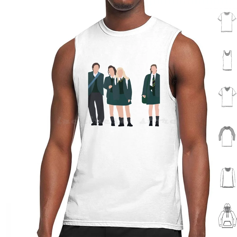 Derry Girls Sticker Tank Tops Vest Sleeveless Derry Girls Irish Derry Erin Quinn Ireland Clare Devlin Orla Mccool Michelle