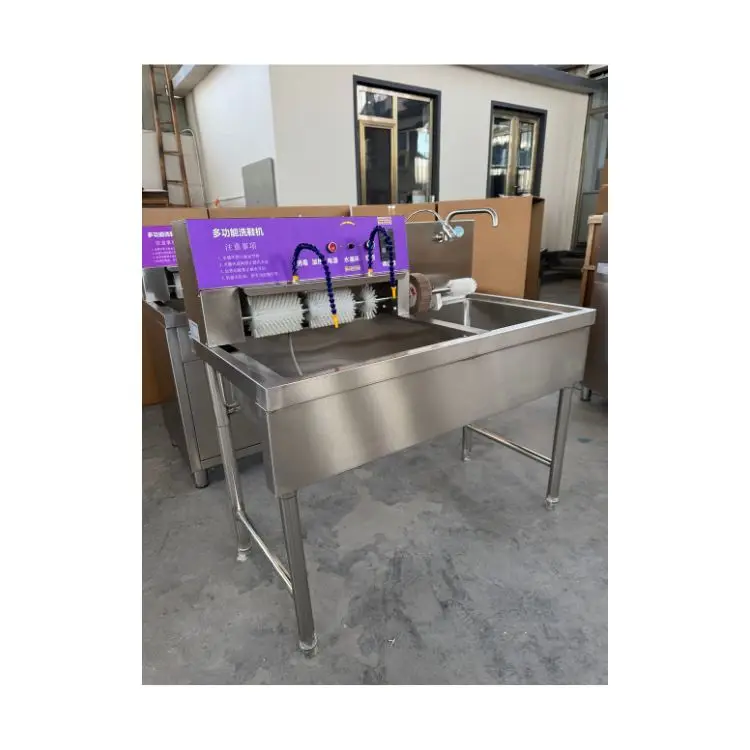 

Commercial Shoes Sole Cleaning Equipment Shoe Washer and Dryer with Steam Sneaker Brush Equipment Used for Washing Shop