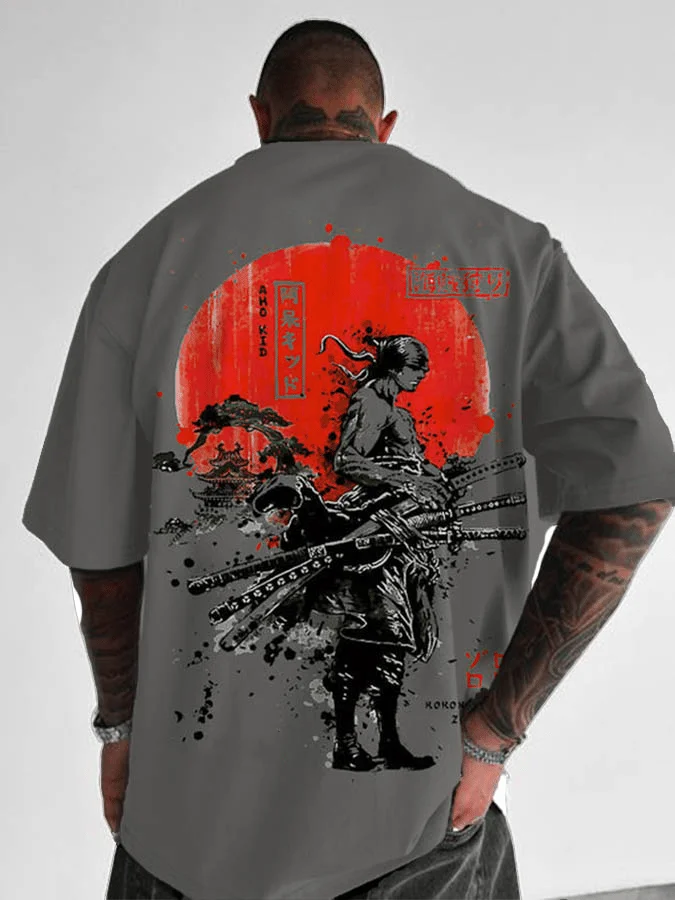 Une pièce Action Anime Zoro imprimer hommes femmes coton T-shirt Harajuku Y2K Streetwear été décontracté graphique surdimensionné T-shirt hauts