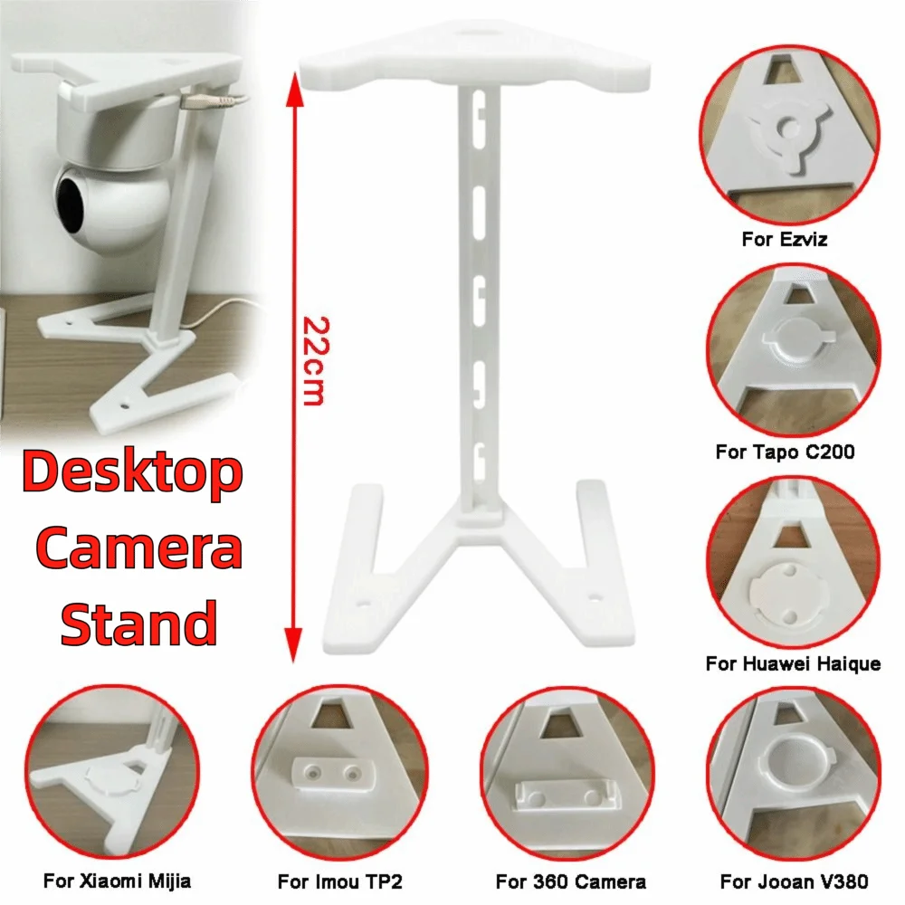 Soporte de Pared para Cámara Impreso en 3D, Soporte para Cámara Xiaomi Mijia TP Tapo C200 Ezviz Jooan V380 Imou TP2 360
