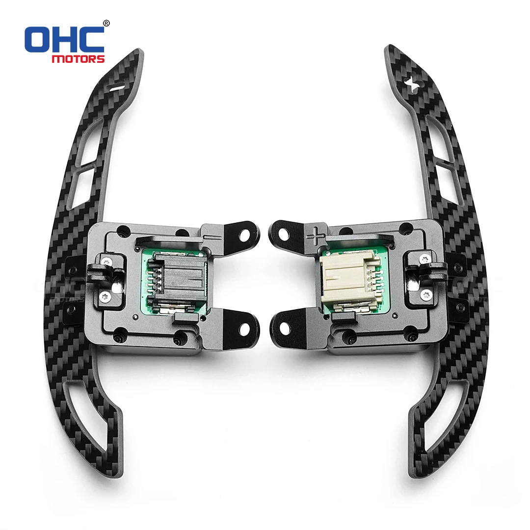 

Магнитный переключатель рулевого колеса из настоящего углеродного волокна для Cadilac CT4 CT5 Escalade V XT4