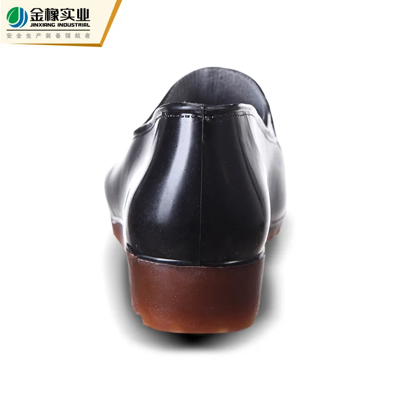 بولي كلوريد الفينيل احذية المطر النسائية لا زلة المنخفضة أعلى أحذية نسائية المطبخ المرأة احذية المطر حماية العمل احذية المطر المياه للنساء #3