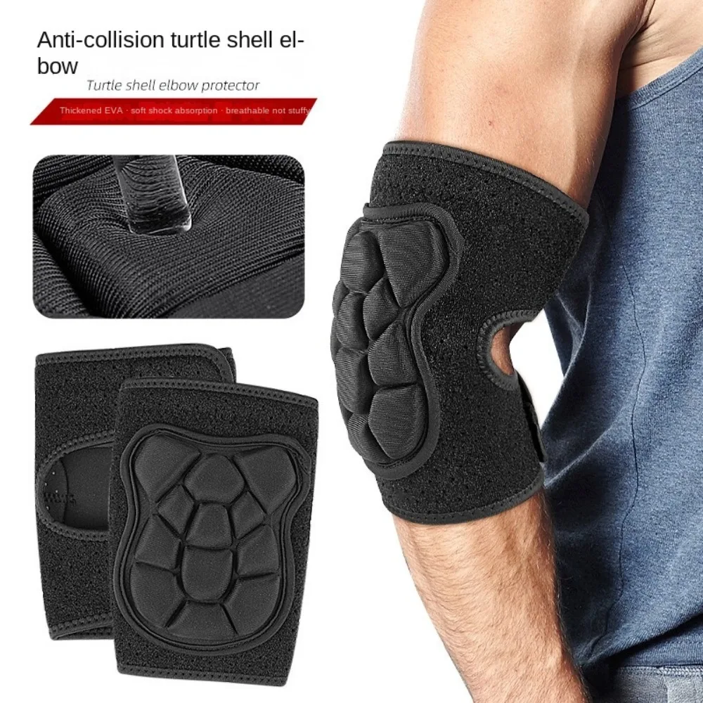Thickened Elbow Pads Anti-collision Breathable Elbow Knee Protector Adjustable Arm Sleeve Elbow Brace Outdoor Sports
