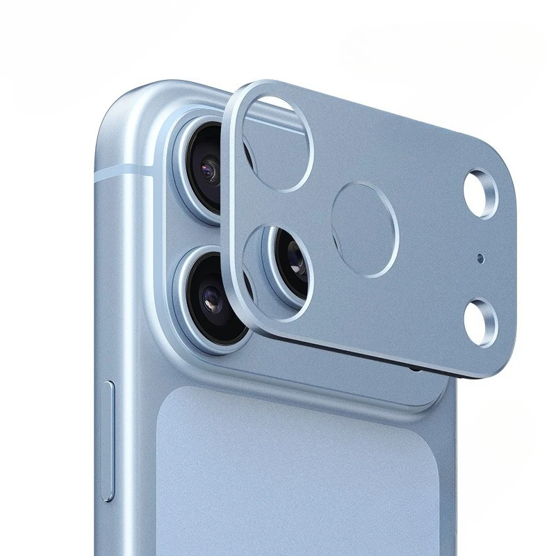 1-3 Stück Luxuriöse Aluminium-Metall-Rückkamera-Objektivschutzringe für iPhone 18 Pro Max 18Pro 18ProMax Hohle Objektivabdeckung Ringfolie