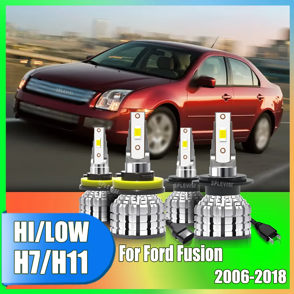 

Car Bulbs – High-Performance LED Headlamp H7/H8 For Ford Fusion 2006 2007 2008 2009 2010 2011 2012 2013 2014 2015 2016 2017 2018