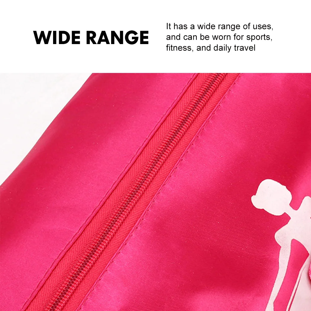 حقيبة باليه ذات سعة كبيرة للأطفال حقيبة كروس بنمط رائع لتخزين أحذية الرقص والملابس الرياضية المتنقلة #1