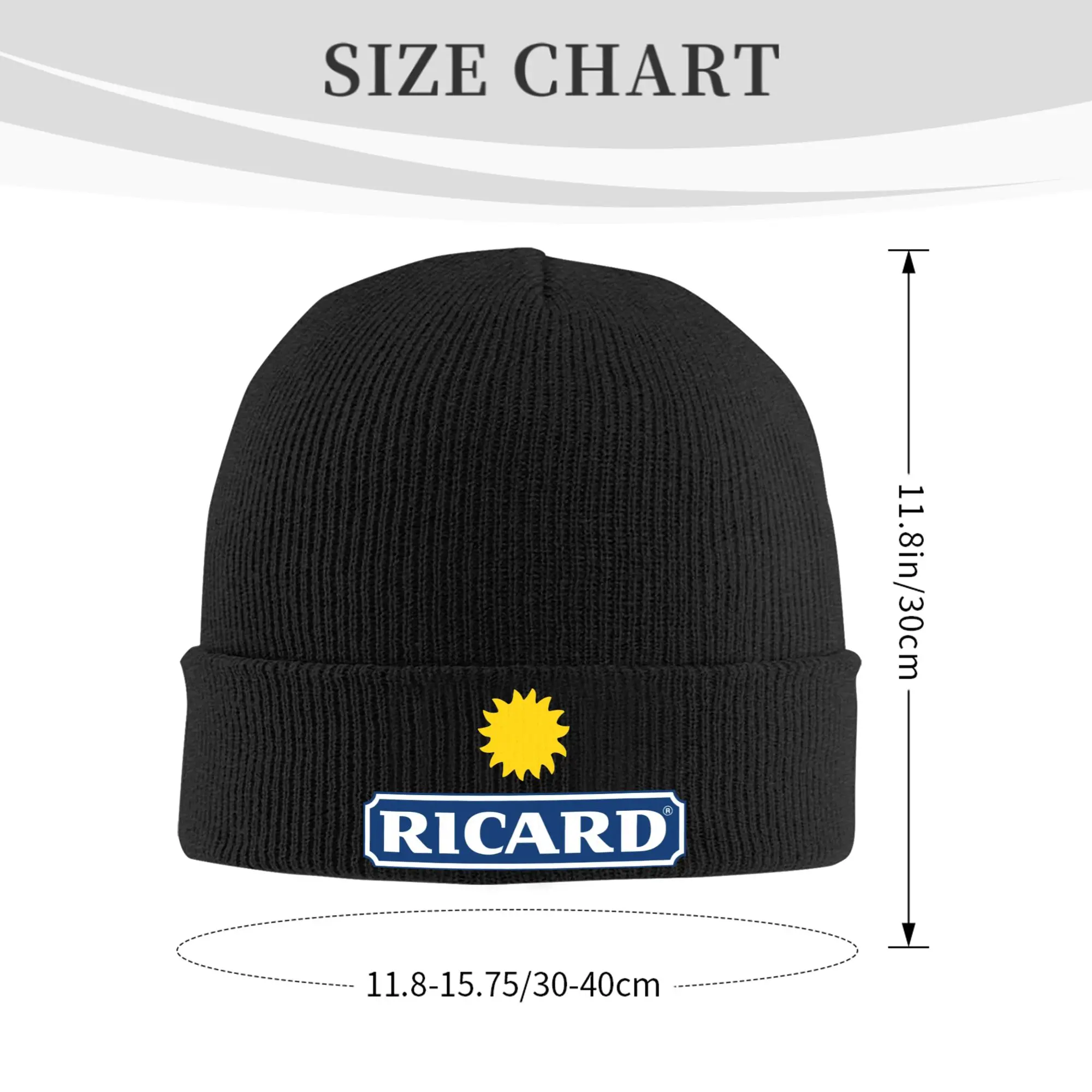 Custom R-Ricarded Bonnet Hats  Fashion Knitted Hat For Men Women Winter Warm Liquorice Skullies Beanies Caps